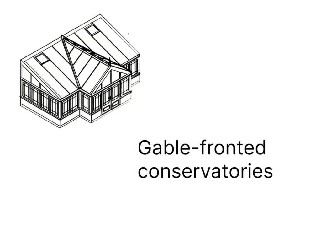 Gable-fronted conservatories Gable-fronted conservatories