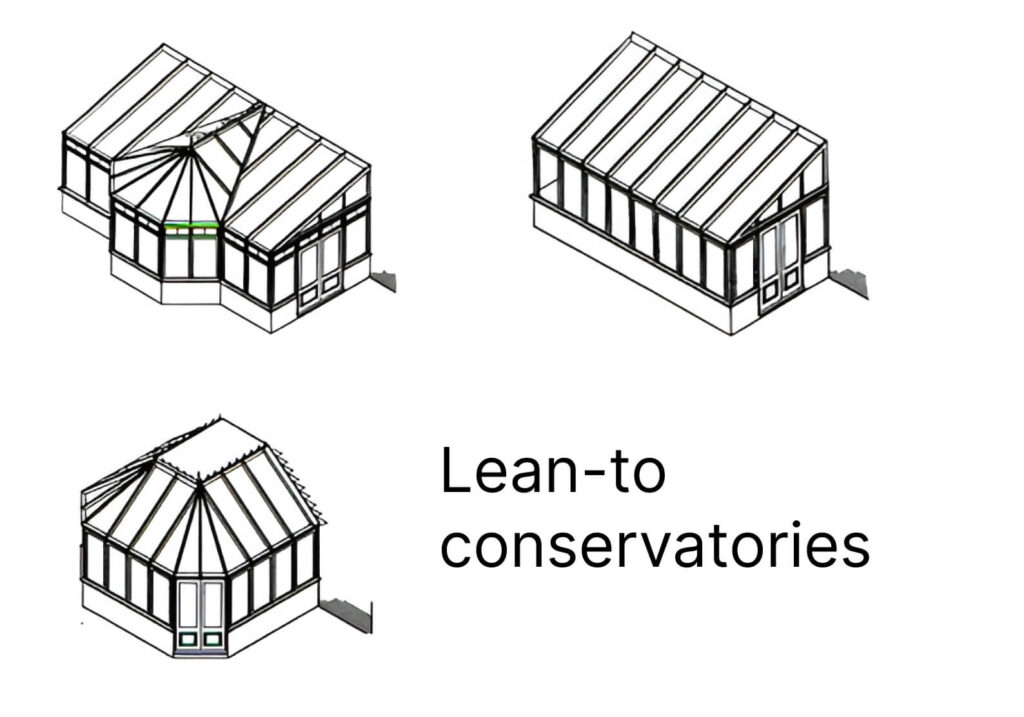 Lean-to conservatories